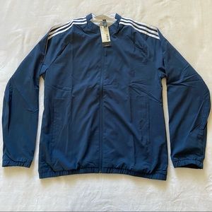 Men’s Adidas Full Zip Lined Jacket Medium New
